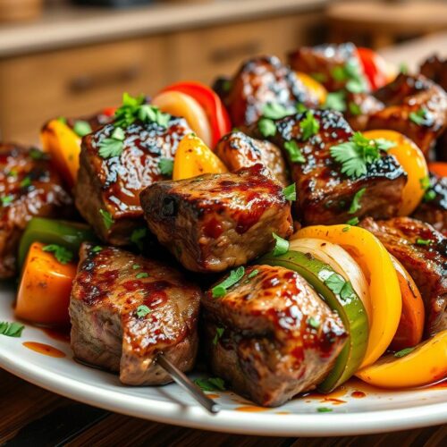 Air Fryer Steak Kabobs