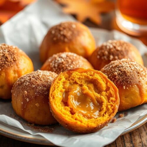 Air Fryer Pumpkin Bombs